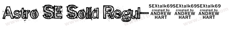 Astro SE Solid Regul字体转换